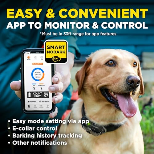 Dogtra Smart NOBARK Detects Whining and Barking, 33 ft Range App for Notifications, E-Collar, Behavior Report, Waterproof IPX9K, Compact Size for 10 lb Dogs, Triple Detection Accuracy - Image 7