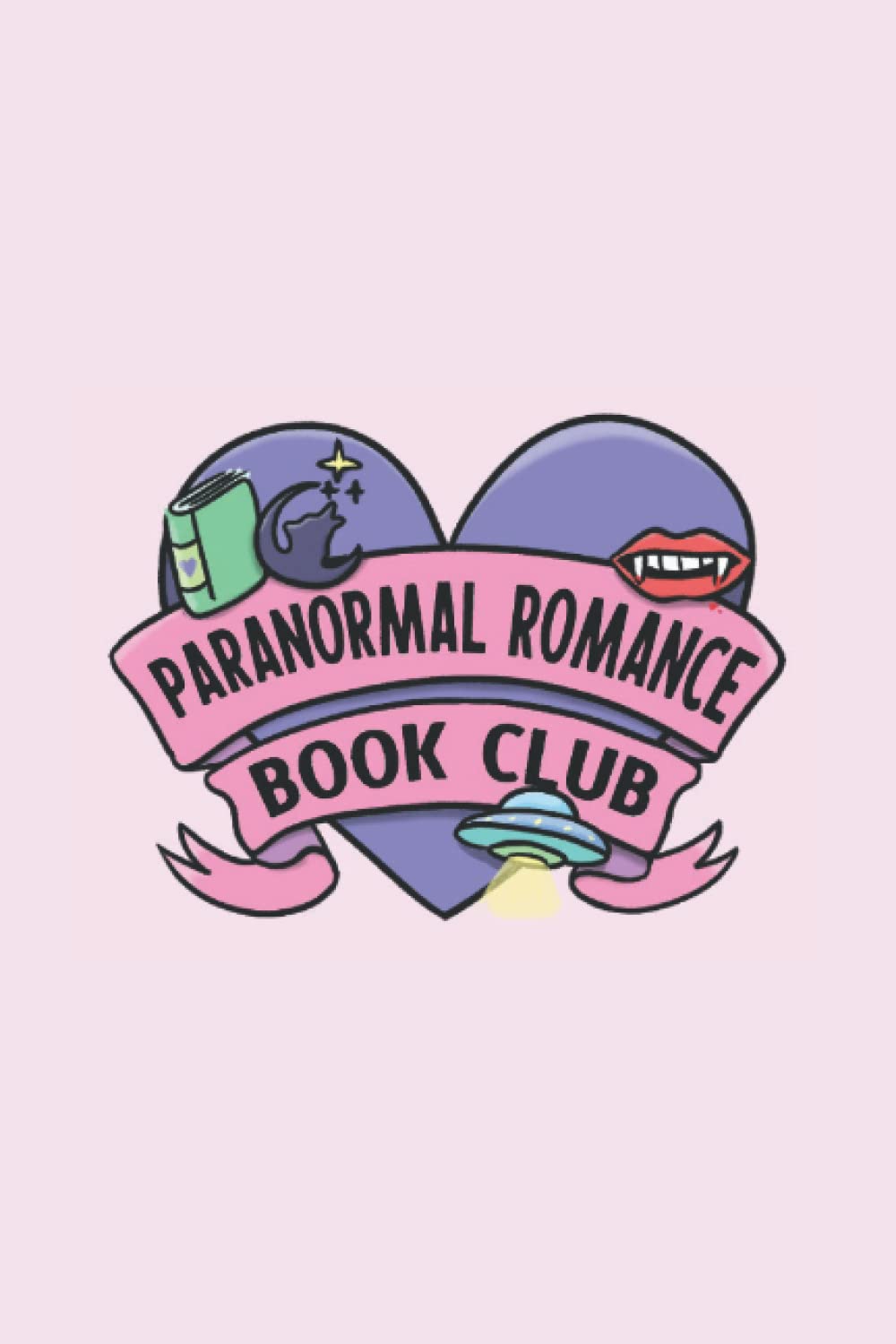 Paranormal Romance Book Club Notebook: Mystical Notebook Blank Lined Journal