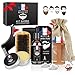 Produktbild Bartpflege Set Bartpflegeset Männer Bartbürste Set Bart Set Männer pflege Bartwuchsmittel Männer-Geschenkset für Männer, Bart öl,Bartbalsam,Bartbürste,Bart kamm,Bartschere,Styling Werkzeug,Bartschürze