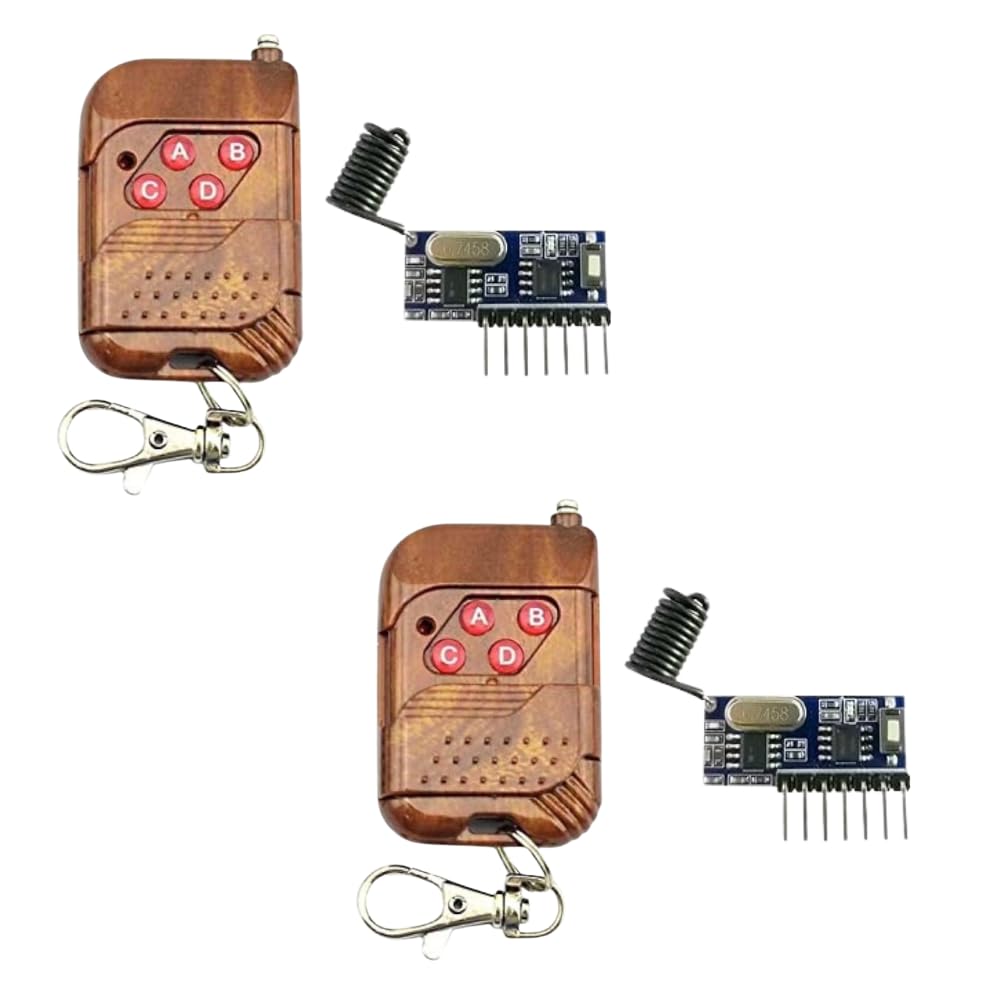 R&D 4 Channel Wireless RF Remote with 433MHz RF Receiver Module | Four Button Remote Control Transmitter Kit for Home Automation, Gate, Alarm & DIY Electronics-picture-16