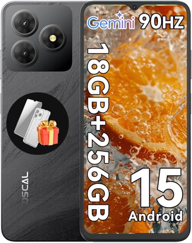 Amazon | OSCAL Flat2 Android15 スマートフォン本体 18GB+256GB+2TB