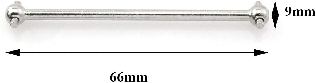 heyous 1 Pair Rear Drive Shaft DogBone Accessory Spare Parts for WLtoys 144001 1/14 RC Car