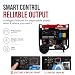 Excel Power XL11000V Petrol Generator - 8KW Electric Start Generator with Heavy Duty Open Frame, 4 Stroke Engine, AVR Control, Portable Power Generator for Camping | 2 Year Warranty