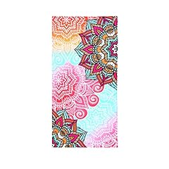 Red Mandala Beach Towel