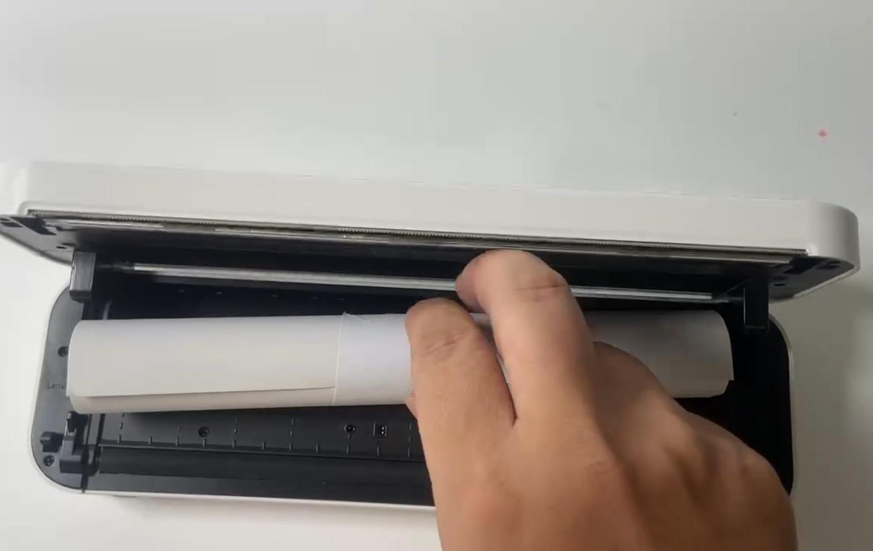 Watch How to install letter size 8 X 11 inch rolled thermal paper