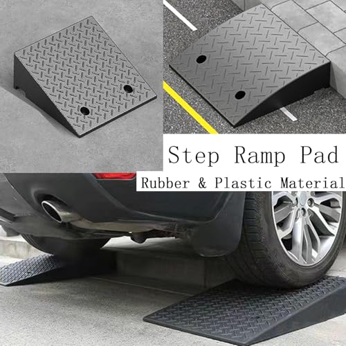 Rampas de Goma para Bordillo 50x32x12cm Negras miniatura 2