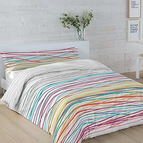 SEDALINNE - Funda nórdica DUNTRA. Cama 150 cm. Rosa Cover