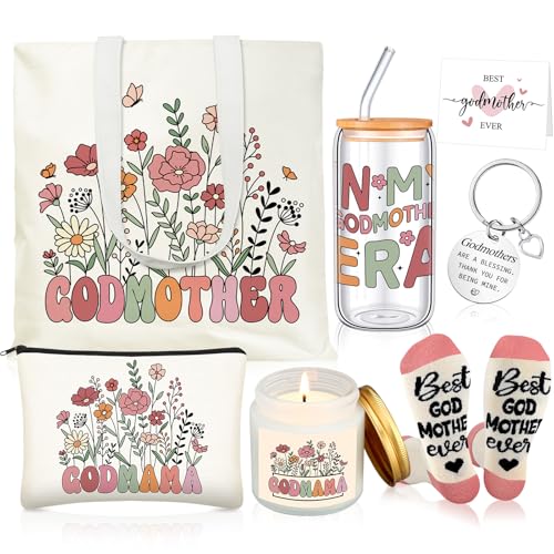 Funnymoom 6 Pcs Godmother Proposal Gifts Set Will You Be My Godmother
