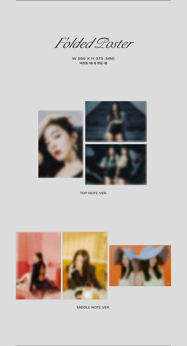 Red Velvet Irene & Seulgi – Monster (1 mini album), album + poster pieghevole + set di foto extra (nota di note)