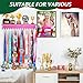 Lapetale Fashion Non-Slip Pink Trophy Shelf - 16 Inch Medal Hanger Display for Wall with Upgraded Shelves for Trophies, Gymnastics, Soccer, Swim