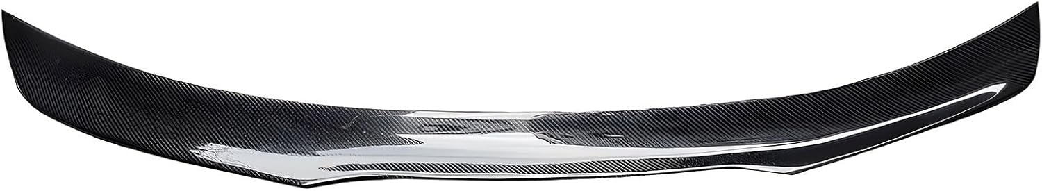 Carbon Fiber Rear Spoiler Wing Compatible with Mustang 2015-2017 Rear Trunk Lip Spoiler Wing Vehicle Body Styling Kit