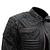 Dimex Leather Jacket Men’s-Motorbike Stretchable Shoulders Protective Armor biker jacket Comfortable Ride men leather coat with Side Adjustment Strap (as8, alpha, x_l, regular, regular) #1