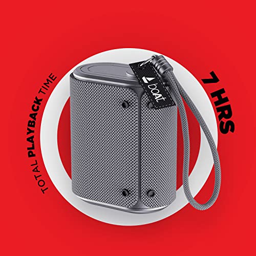 Image of boAt Airdopes 141 True Wireless in Ear Earbuds with mic, 42H Playtime, BeastMode & Stone Grenade 5 W Bluetooth Speaker with Upto 7 Hours Battery, IPX6 Water & Shock Resistant, Integrated Controls