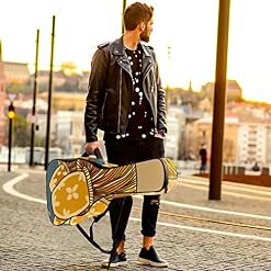 Housse de transport étanche pour guitare avec bandoulière réglable Motif silhouette d’animaux, Multicolore 08, 42.9×16… - Les Beatles, Paul McCartney, John Lennon, RIngo Starr, George Harrison Housse de transport étanche pour guitare avec bandoulière réglable Motif silhouette d'animaux, Multicolore 08, 42.9x16… – Image 6