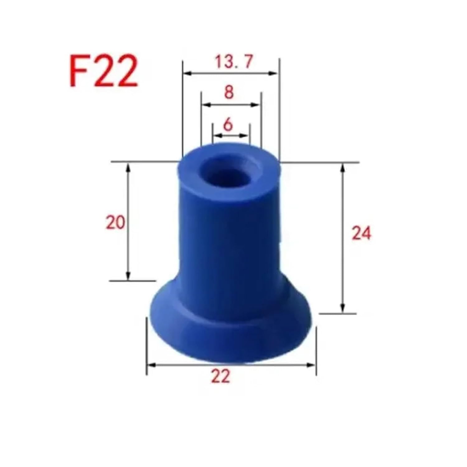 10Pcs Pneumatic Vacuum Suction Cup Machine Vacuum Sucker F18(F22)