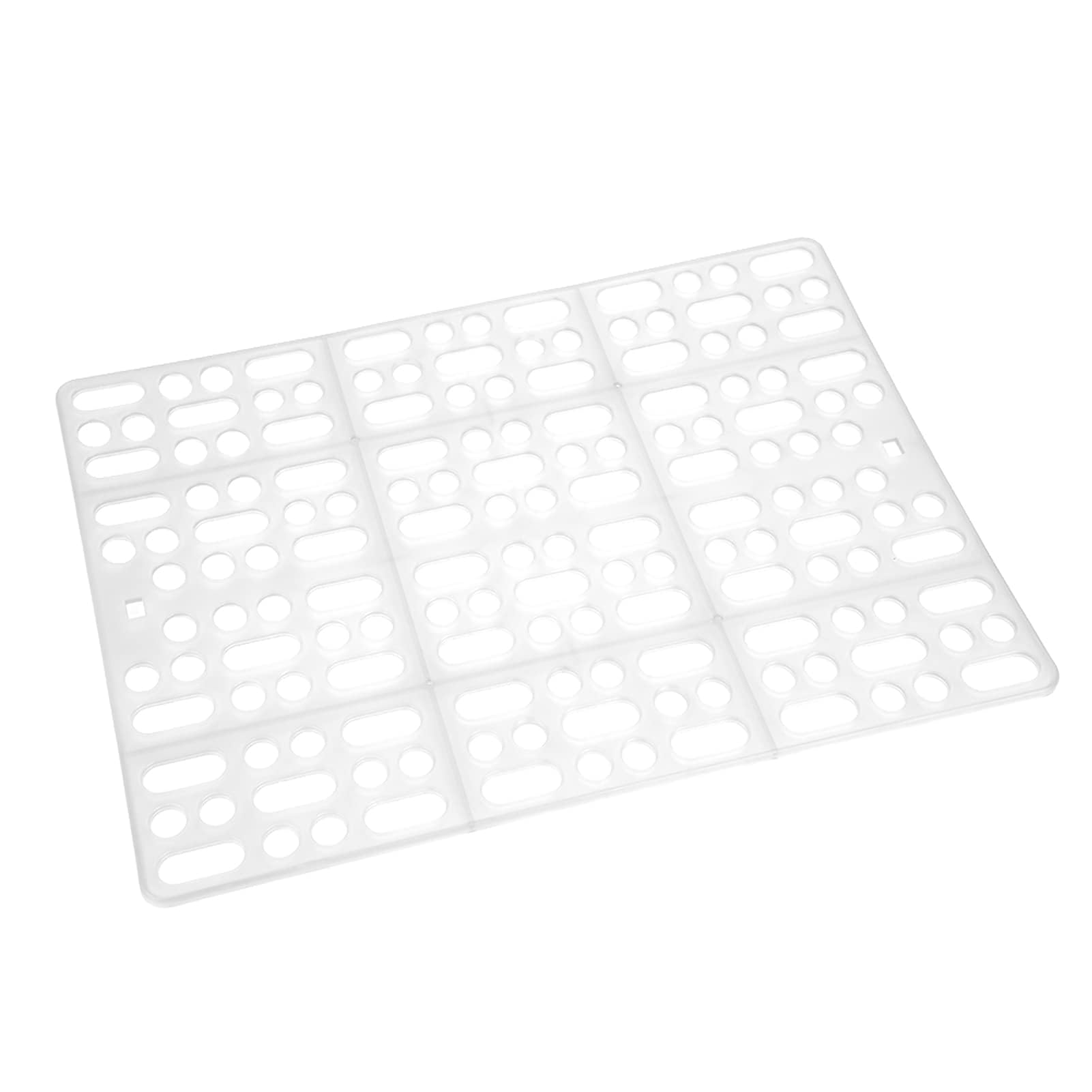Tapis de cage pour lapin Tapis de pied pour animaux de compagnie Tapis de nid pour animaux de compagnie durables Tapis de trou pour cage de petit animal pour lapin Cochon d'Inde Hamster Rats(blanc)