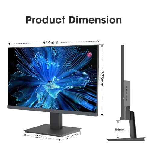 undefined KOORUI モニター 24インチ VA 非光沢 フルHD pcモニター 5ms 100Hz ディスプレイ HDMI VGA 傾き調整 広い視野角 スピーカー非搭載 E2412F の商品画像 6