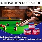 Riybyds craies de billard bleues, lot de 6 cubes photo 6