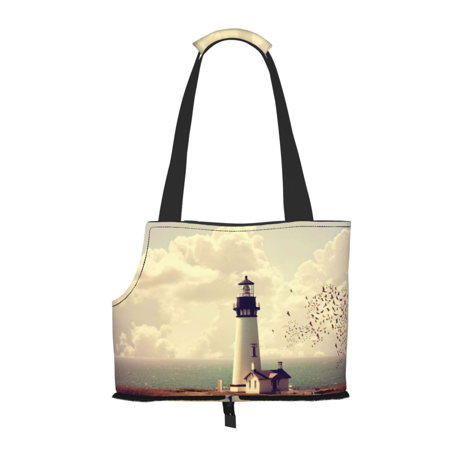 Sac de transport pour petits chiens chats lapins pliable motif vintage