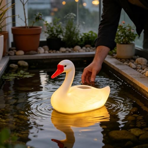 Luces solares para piscina sin cables con lámpara solar para estanque e iluminación LED 3