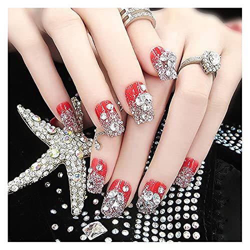 4880Pcs Rhinestones For Nail, White Crystal Nail Rhinestones Set, Nail Round Beads Flatback Glass Gems Stones, Multi Shapes Nail Rhinestones For Nail Diy Crafts Clothes Shoes Jewelry #TOP4