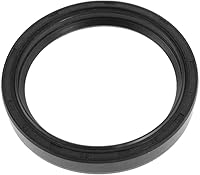 Vista 66 de uxcell Caucho doble de los labios del sello de aceite del eje rotatorio métrico 49.2x82.0x16.4 ft m TC, negro