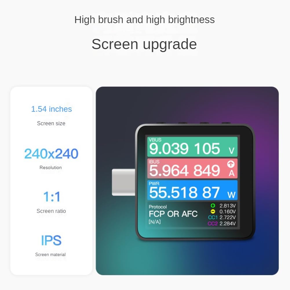 Amazon.co.jp: Mshsiw Power-Z KM003C ポータブル USB-C 急速充電