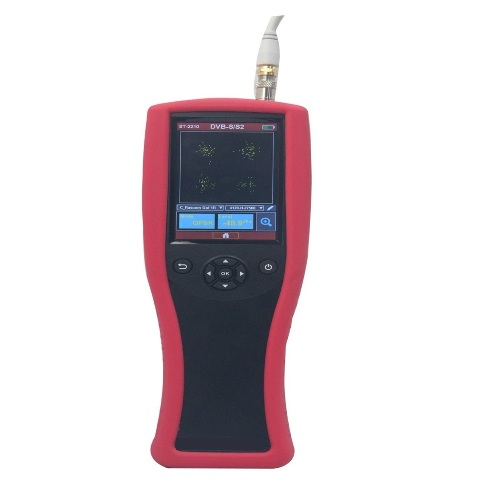 Cercatore satellitare, Analizzatore di spettro for TV satellitare DVB-S2 ST-2210