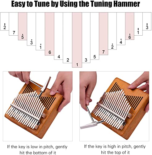 Mini Doigt Kalimba Pouce Piano 17 Touches Pouce Piano Kalimba en Bois Instrument De Musique Et Sac Portable Tuning… - Les Beatles, Paul McCartney, John Lennon, RIngo Starr, George Harrison Mini Doigt Kalimba Pouce Piano 17 Touches Pouce Piano Kalimba en Bois Instrument De Musique Et Sac Portable Tuning… – Image 7