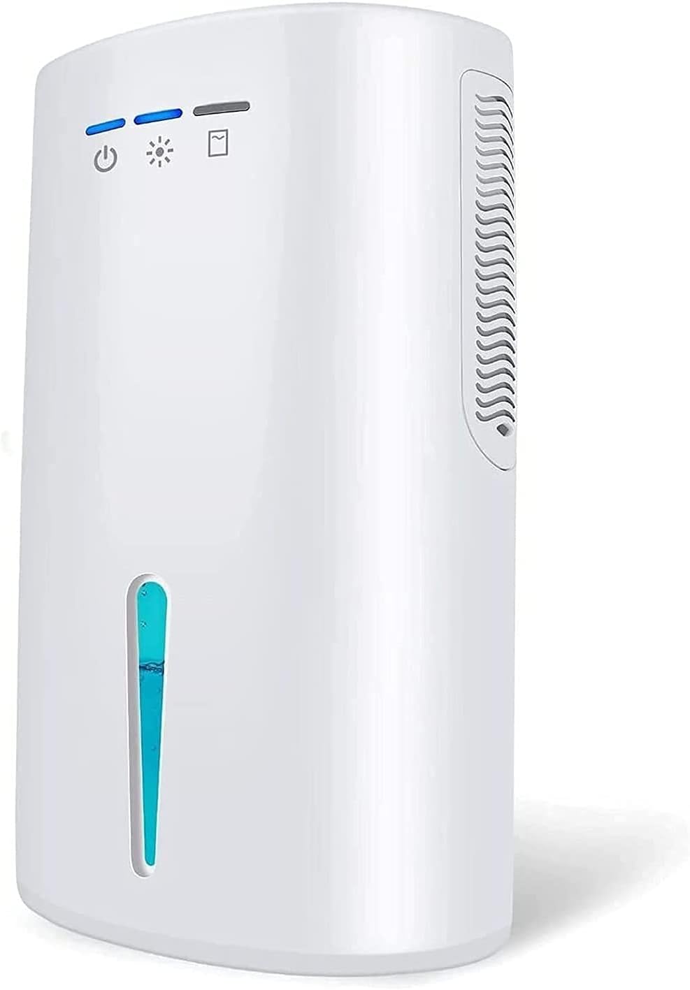 68oz Dehumidifier for Home Up to 480 Sq Ft Portable Compact Electric Mini Dehumidifier with Ultra Quiet Dehumidification for Basement Bathroom Bedroom Kitchen Closet RV (White)