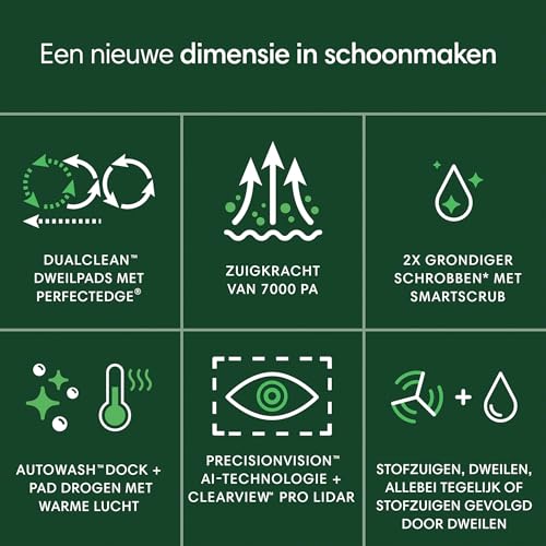 iRobot Roomba Plus 505 Combo robotstofzuiger met dweilfunctie, DualClean pads, 7000 Pa, AutoWash Dock - Afbeelding 3