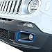 FSYHKJ 2pcs ABS Car Front Fog Lights Lamp Cover Trim Frame Decor Bezel for Jeep Renegade 2016 2017 2018 (Blue)