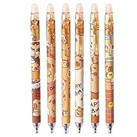 Erasable Pens | Pen Set | Heat Friction Markers | 0.5mm Fine Point Retractable Ink Ballpoints | Smooth Writing Stationery Sets For Cute School Supplies, Journaling, Note-Taking & Daily Use