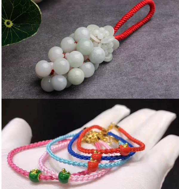 Cordon En Satin De Nylon Pour Fabrication De Bijoux - Violet Foncé