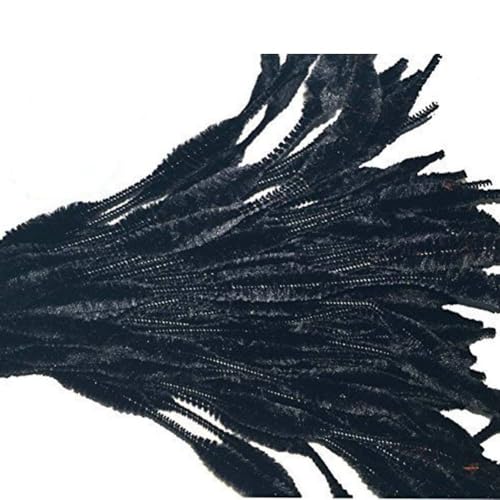 Caryko Fuzzy Bump Chenille Stems Pipe Cleaners, Pack of 100