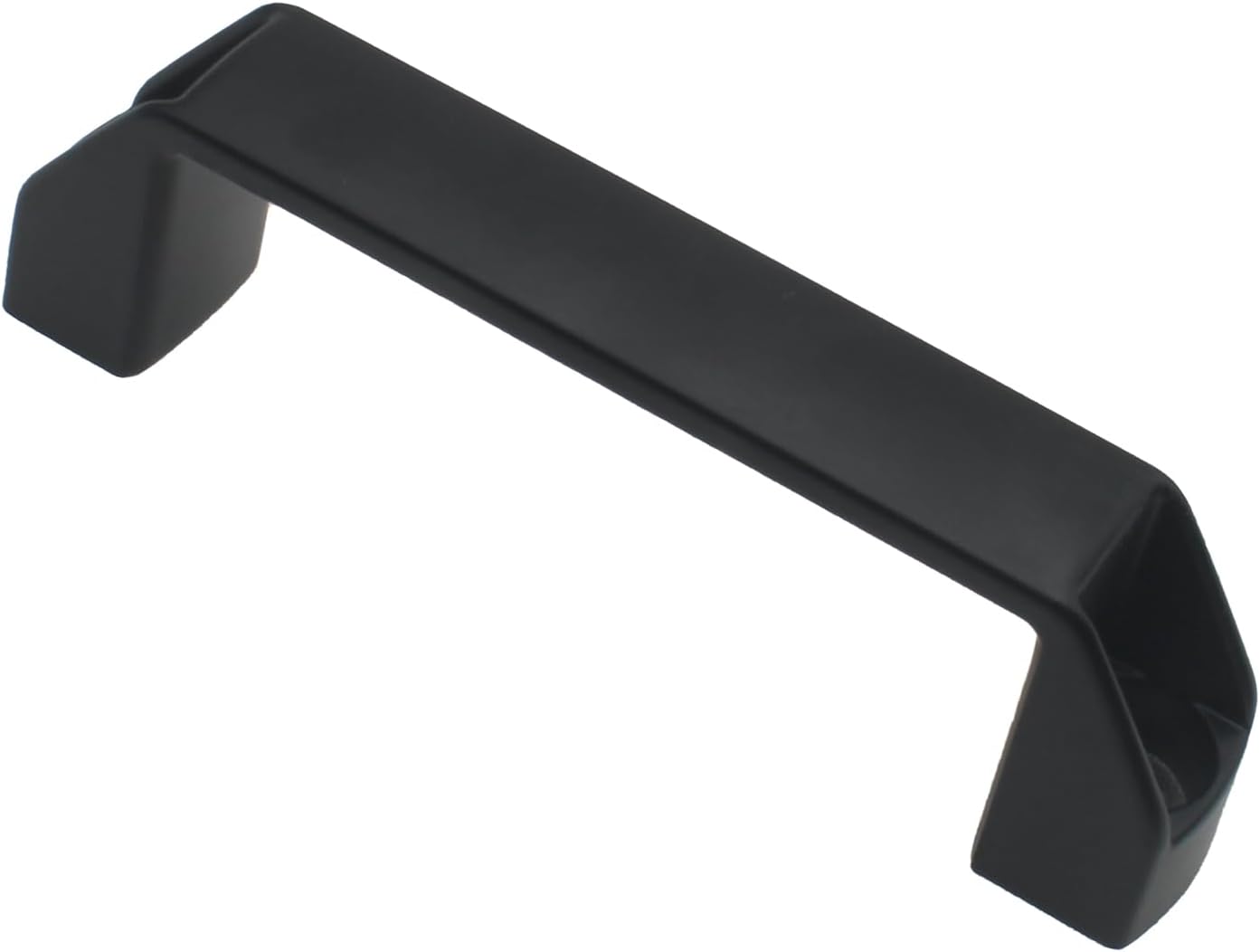 FDXGYH 2pcs Aluminium Alloy Handle Black Rectangular Industrial Pull Handle 120mm Industrial Cabinet Hardware