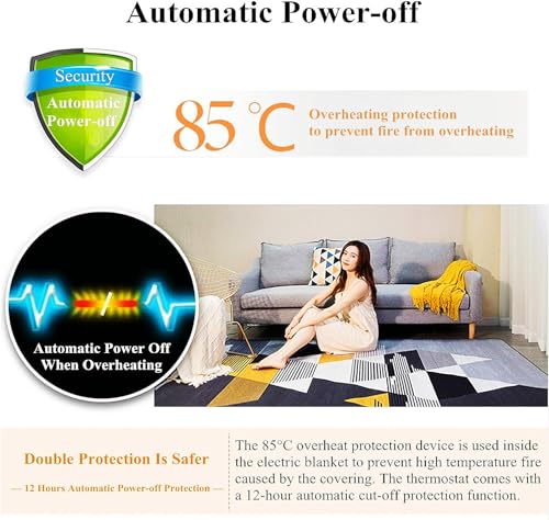 Calefactor Eléctrico Tapete Calefactor Ajustable miniatura 4