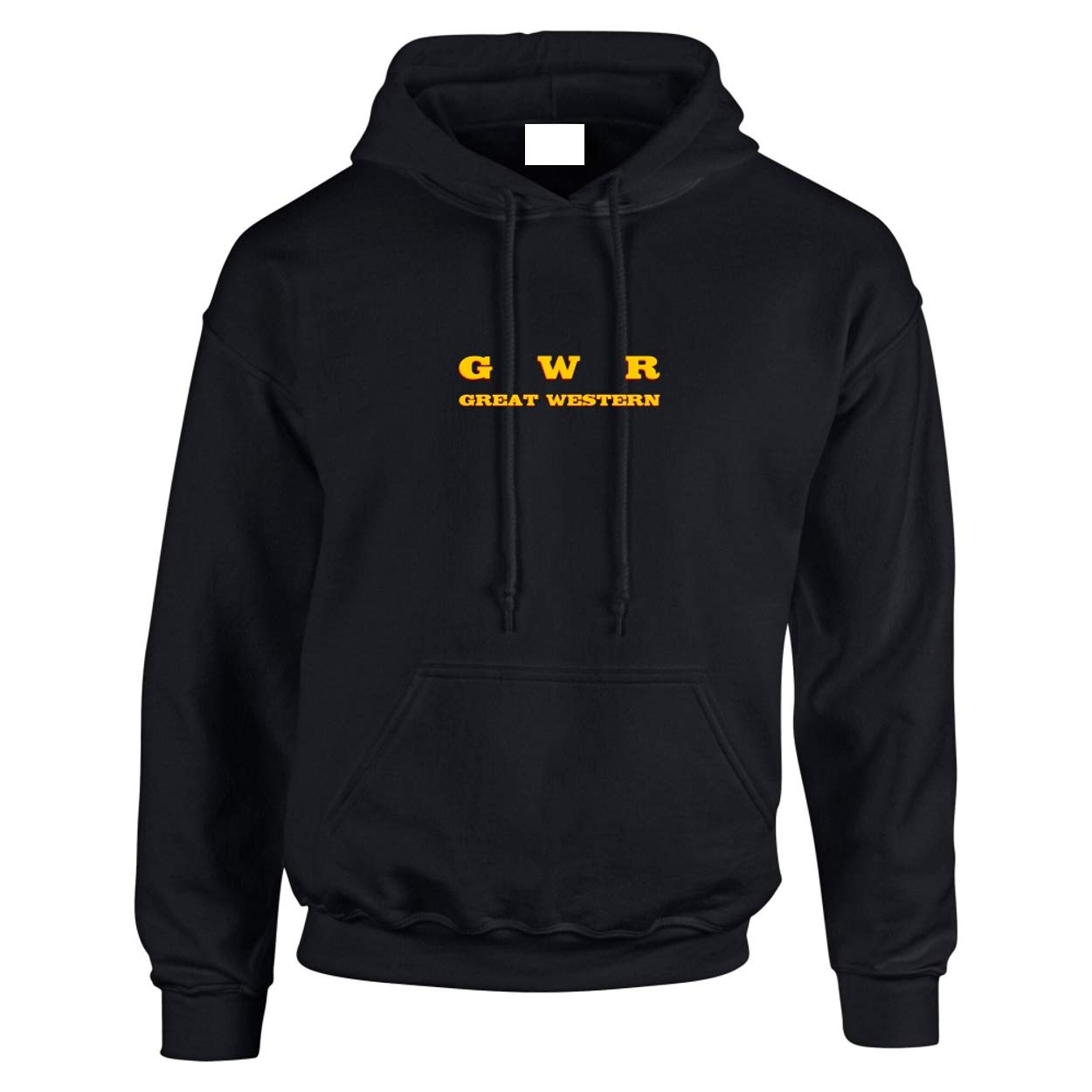Ameiva Apparel Men's Black Gwr 'Great Western Railway' Hoodie (Small)