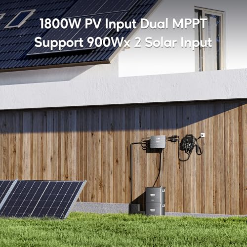 Zendure Solar Power System, Home Solar Energy Storage System Plug and Play Power Generator, 1800W Solar Input, 1200W Output, 3840Wh LFP Battery, 1640W Solar Panel, 900W Microinverter, Smart Meter - Image 3