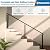 Muzata 6.5ft Cable Railing System Complete Set 36" Black Stair Post Handrail Kit Tool Accessories One-Stop All-in-One DIY Kit Fit 3ft-6.5ft Easy Installation