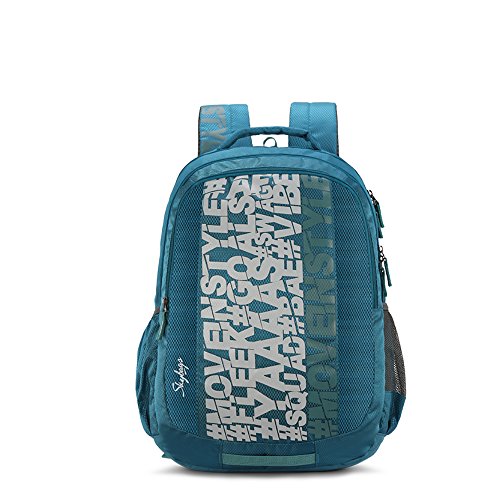 Image of Skybags 22 Litres Riddle Sea Green 46 Cms Casual Backpack With Raincover