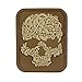 M-Tac Morale Patch - PVC 3D Military Tactical Patch - Viking Skull (Coyote Tan)