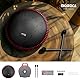 MOOZICA 15 Zoll Stahl-Handpan-Zungentrommel – 15 Töne in C-Dur, 440Hz, Zungentrommel mit Oktav-Oberton-Design – Professionelles Percussion-Zungentrommelinstrument mit Tragetasche (Schwarz, 440hz)