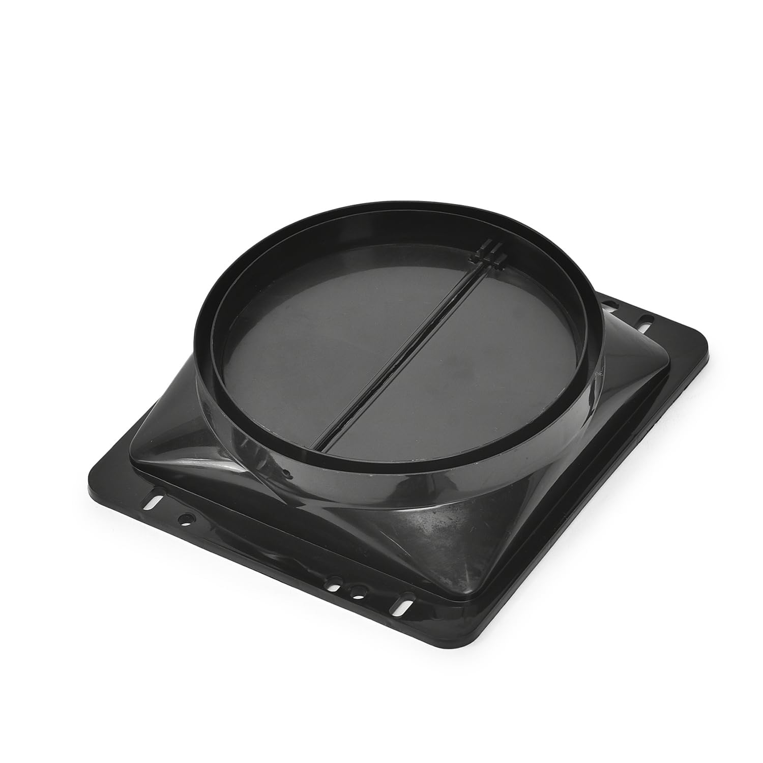 All in One Kitchen Hood Check Valve Auto ON/Off Adapter Kitchen Exhaust Valve 160mm Black-picture-38