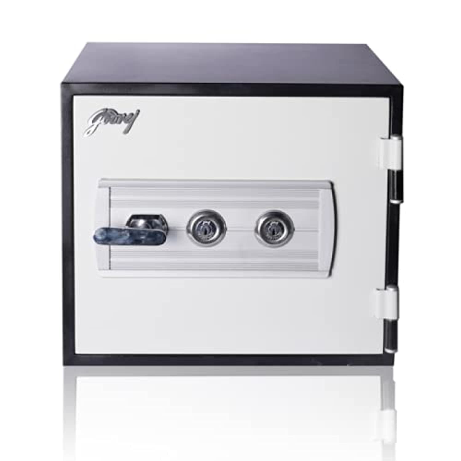 Godrej Safire FR-20 Fire Resistant Safe Horizontal Locker with 2 Key Locks, 20 Liter Capacity