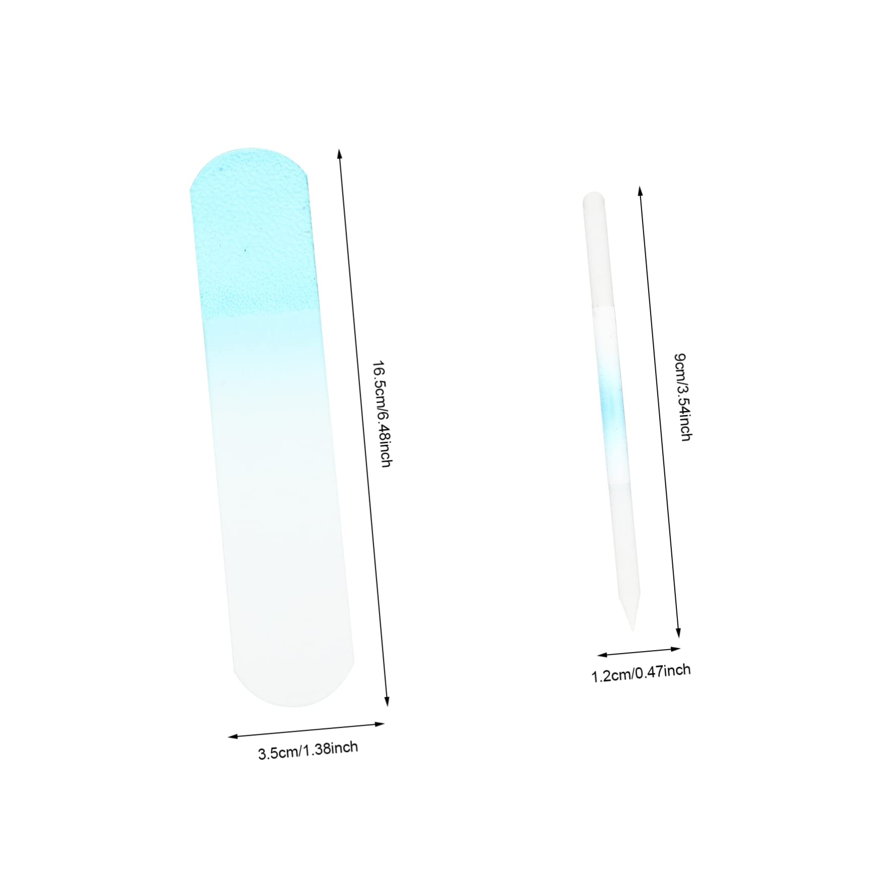 FRCOLOR 8 piezas lima de uñas para hombre esmalte de uñas profesional esmalte de uñas lima de uñas herramientas para manicura manicura tampón juego de uñas profesional hombre vidrio pestañas acrílico