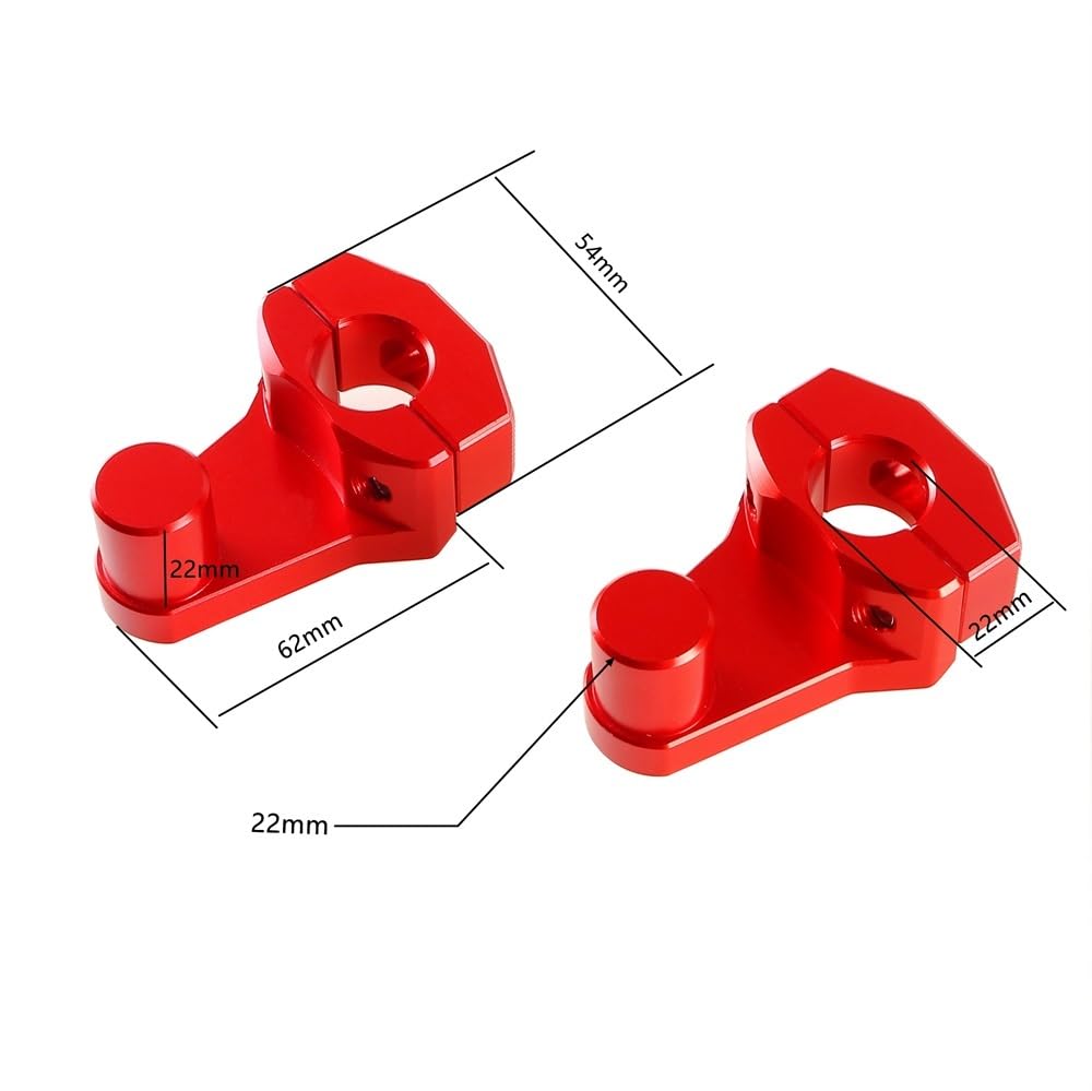 Guidon Rehausseur Montage 22mm Moto Modification Guidon Rehaussement Siège