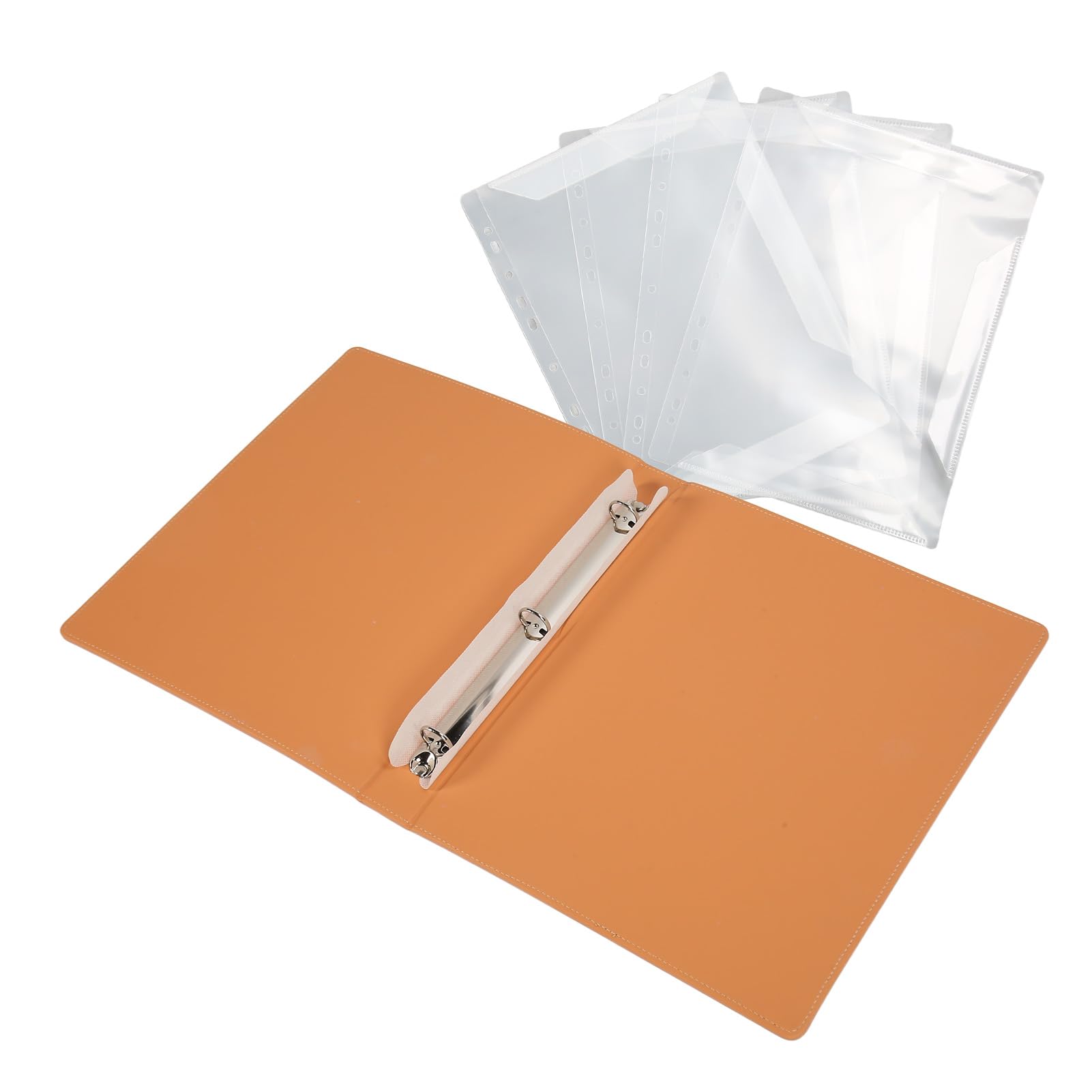 Carpeta de música tamaño A4, 20 fundas de piel sintética, soporte para partituras de piano y guitarra, coro