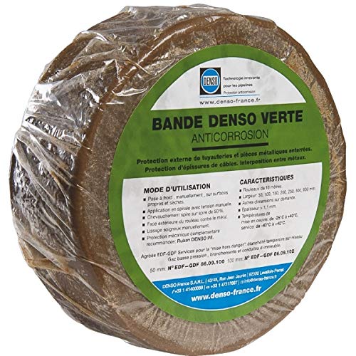 Bande anti-corrosion verte - 50 mm - 10 m - Denso Cover