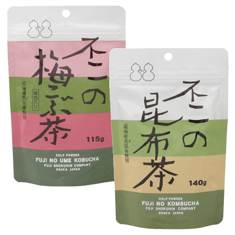 Amazon.co.jp: お徳用不二の昆布茶・梅こぶ茶セット【 V 】 オリジナル